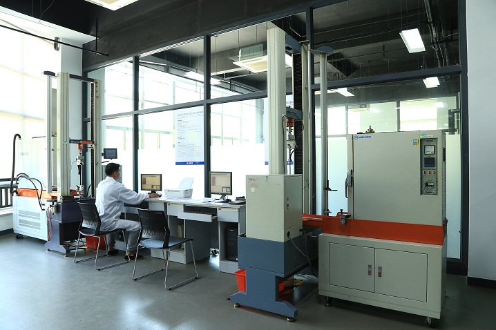 5KN带高低温箱伺服控制电脑拉力机